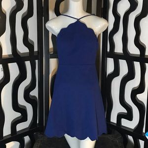 Lush Spaghetti Strap Blue Dress
